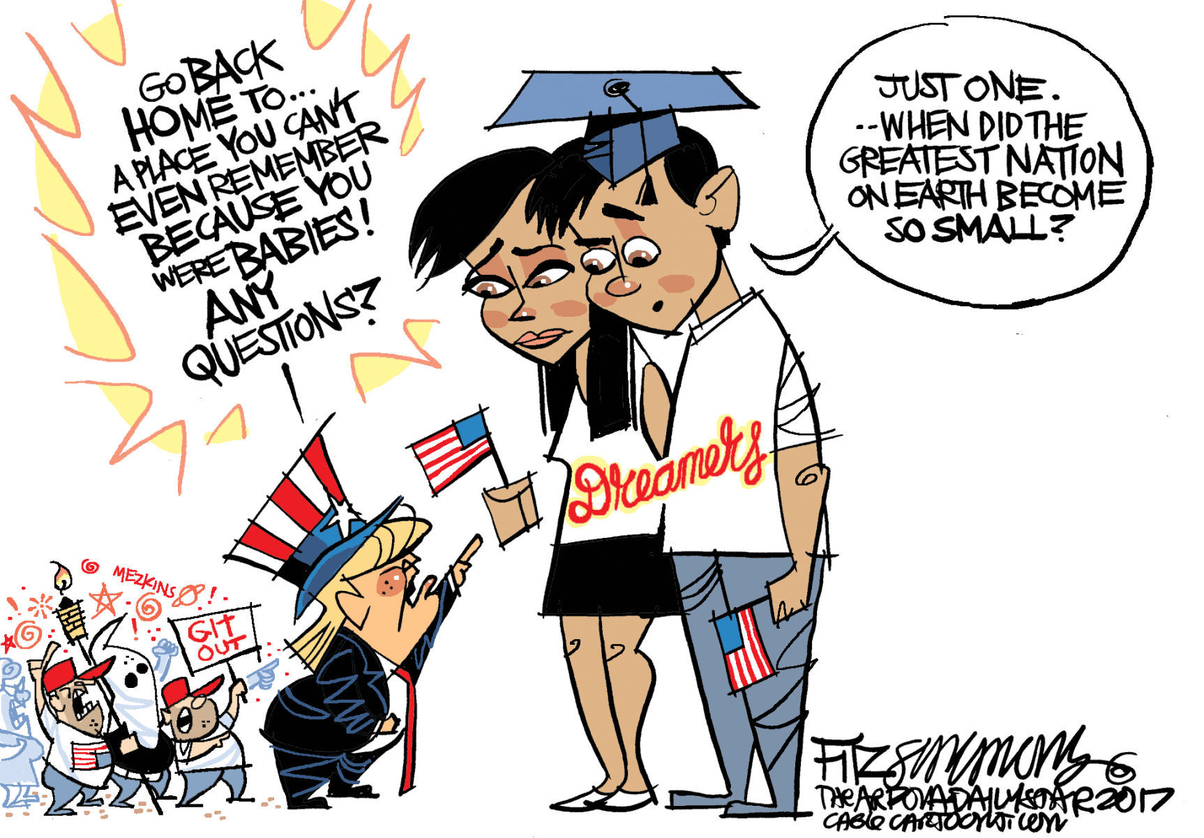 Daily Fitz Cartoon: Dreamers